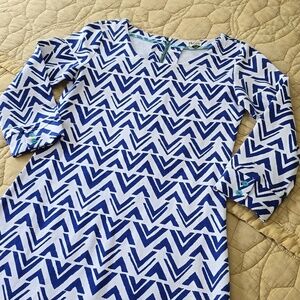 Hatley Blue Crush Cevron Dress